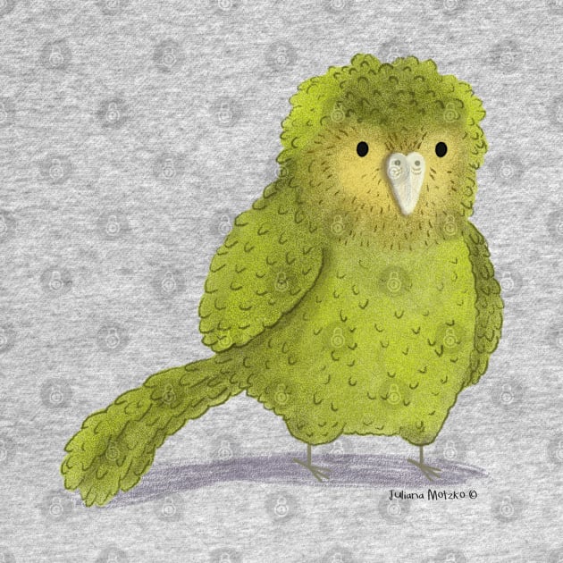 Kakapo Bird by julianamotzko